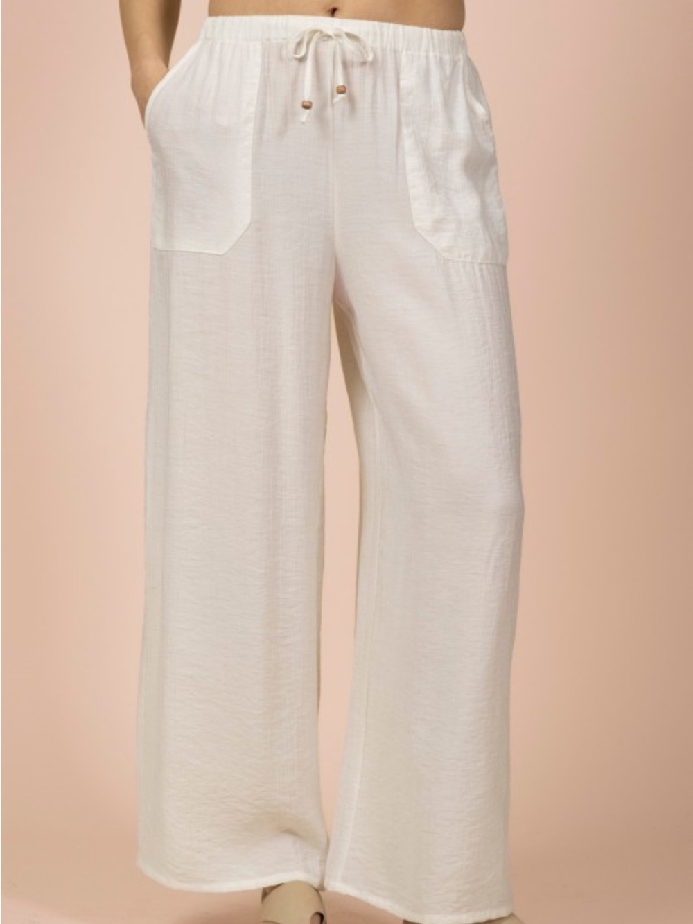 Wide Leg Woven Pants